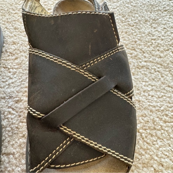 Vintage Sketchers Strap Leather Sandals Y2K Jammers Chunky 11 Men’s main image 5
